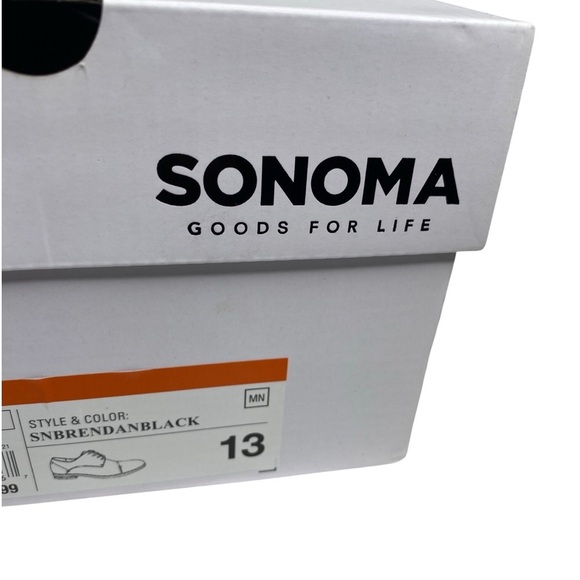 Sonoma Brendan Classic Oxfords (Size:13, Color:Black/Brown) - Picture 6 of 6